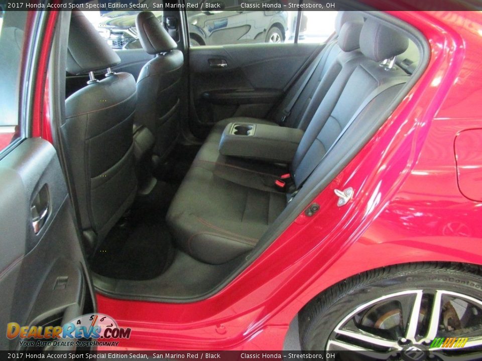 2017 Honda Accord Sport Special Edition Sedan San Marino Red / Black Photo #22