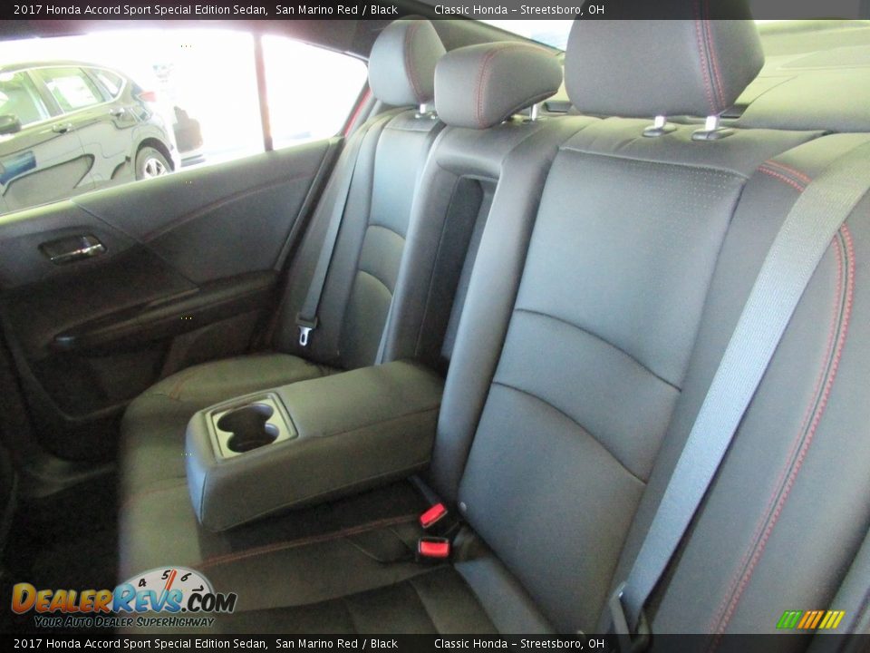 2017 Honda Accord Sport Special Edition Sedan San Marino Red / Black Photo #23