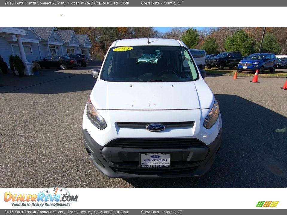 2015 Ford Transit Connect XL Van Frozen White / Charcoal Black Cloth Photo #2