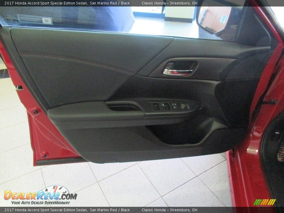 2017 Honda Accord Sport Special Edition Sedan San Marino Red / Black Photo #25
