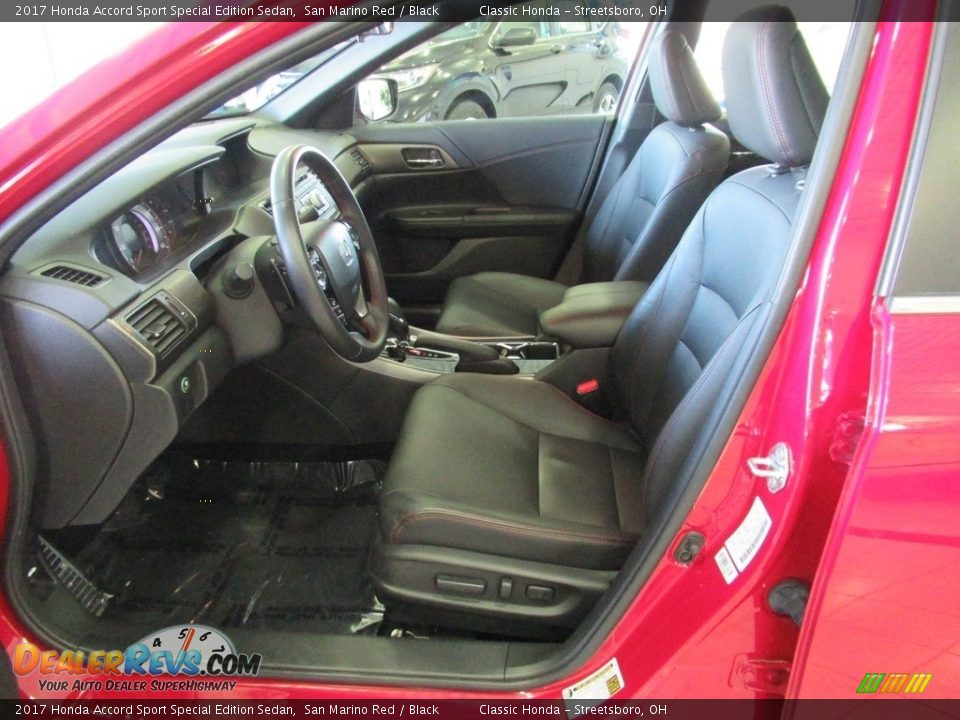 2017 Honda Accord Sport Special Edition Sedan San Marino Red / Black Photo #26