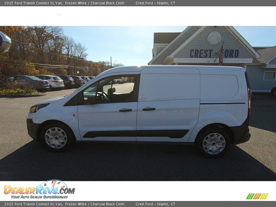 2015 Ford Transit Connect XL Van Frozen White / Charcoal Black Cloth Photo #4