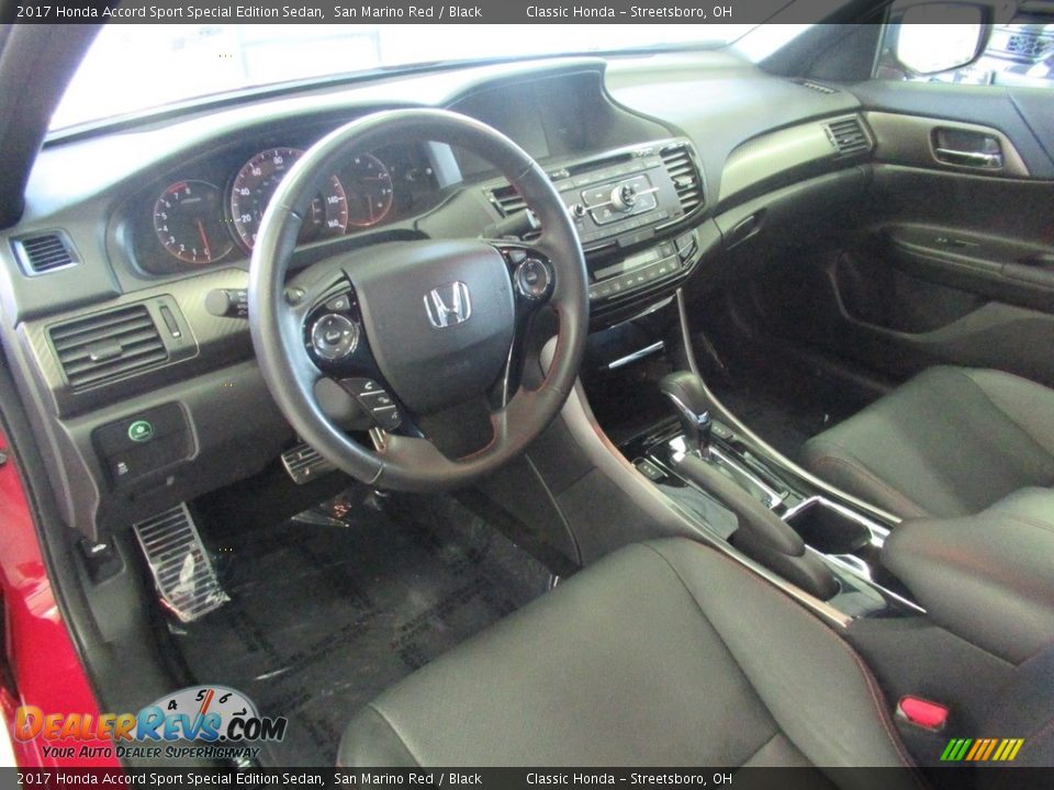 2017 Honda Accord Sport Special Edition Sedan San Marino Red / Black Photo #27