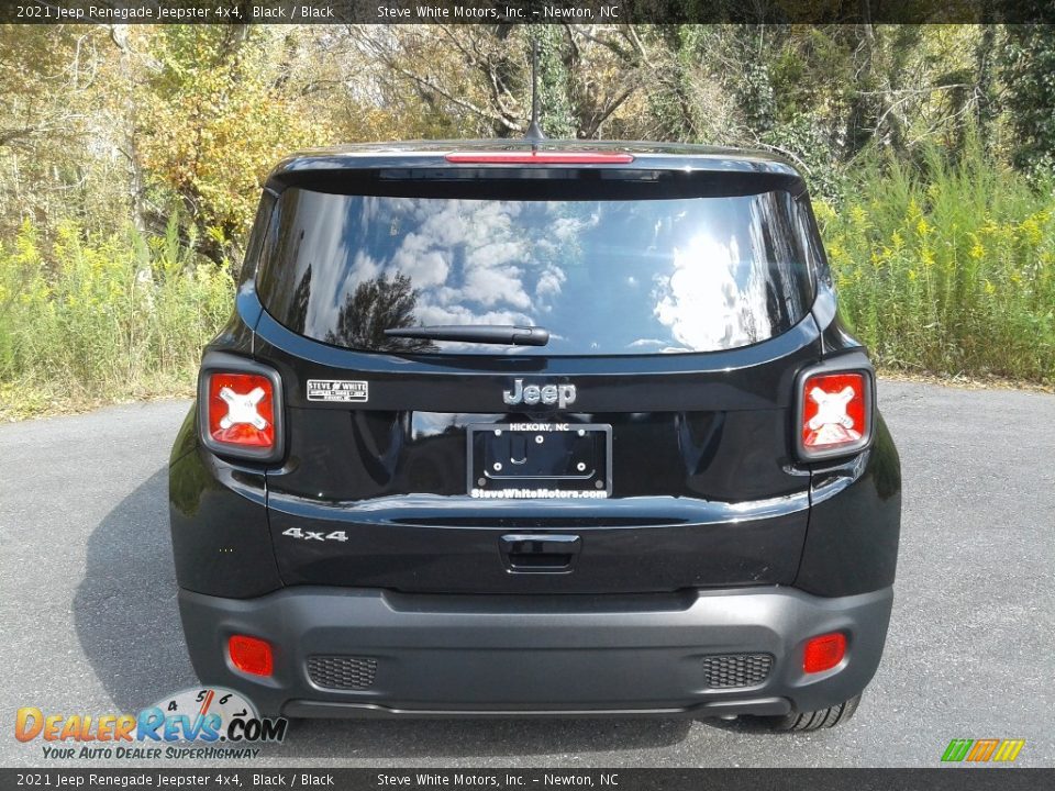 2021 Jeep Renegade Jeepster 4x4 Black / Black Photo #7