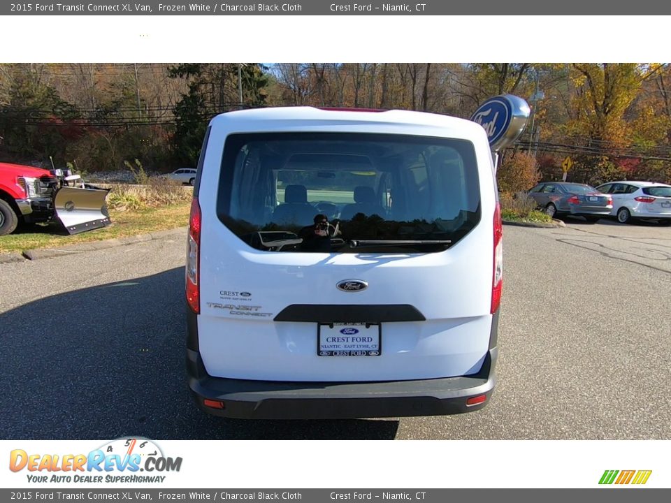 2015 Ford Transit Connect XL Van Frozen White / Charcoal Black Cloth Photo #6