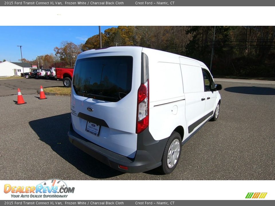 2015 Ford Transit Connect XL Van Frozen White / Charcoal Black Cloth Photo #7