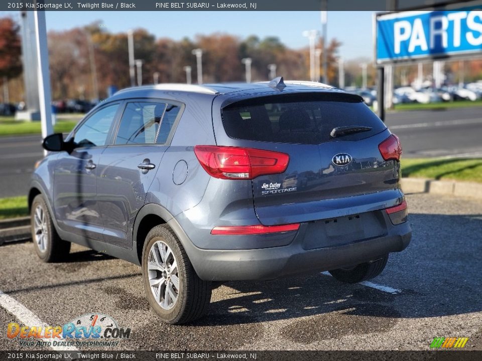 2015 Kia Sportage LX Twilight Blue / Black Photo #3