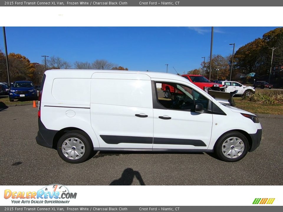 2015 Ford Transit Connect XL Van Frozen White / Charcoal Black Cloth Photo #8