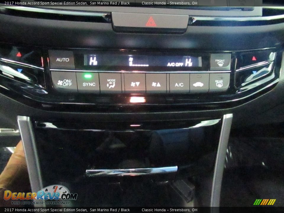 2017 Honda Accord Sport Special Edition Sedan San Marino Red / Black Photo #31