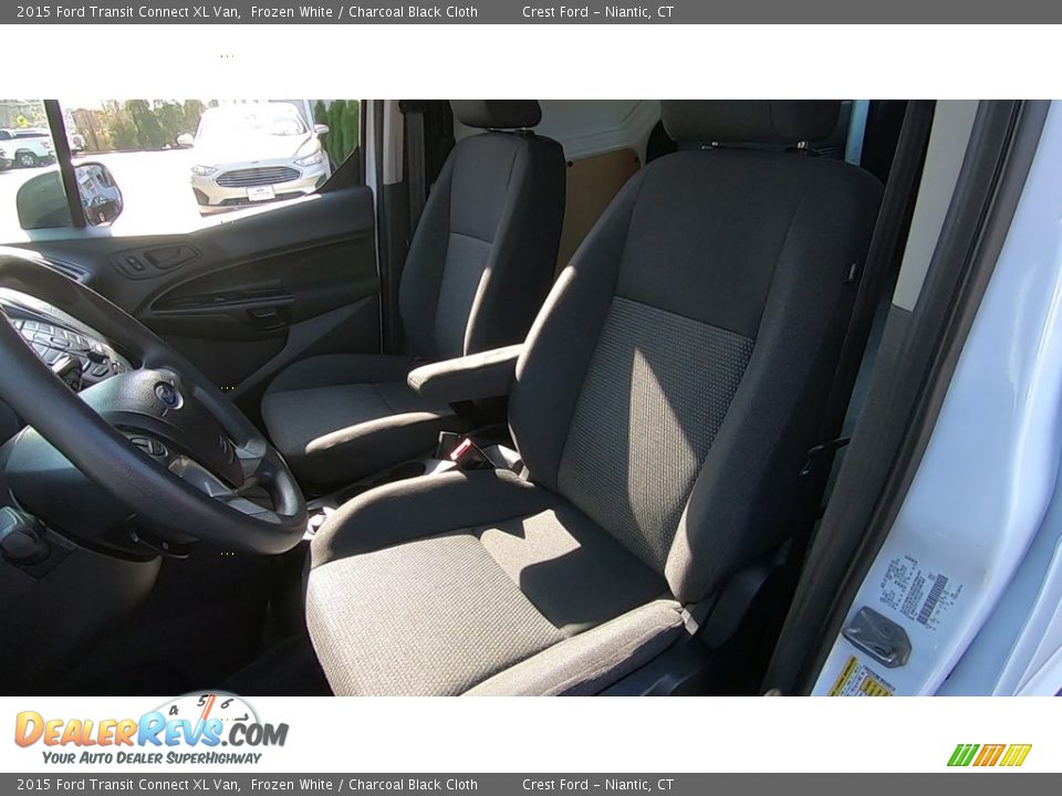 2015 Ford Transit Connect XL Van Frozen White / Charcoal Black Cloth Photo #11