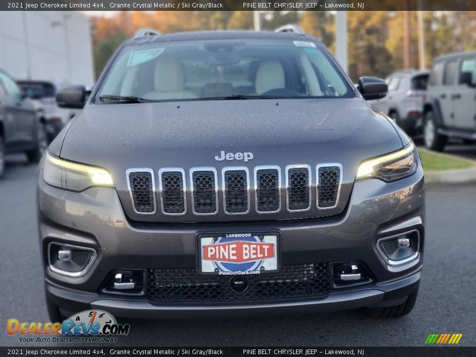 2021 Jeep Cherokee Limited 4x4 Granite Crystal Metallic / Ski Gray/Black Photo #3