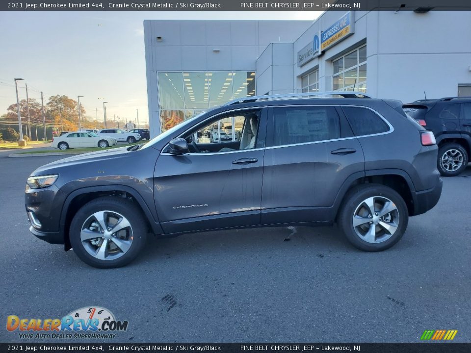 2021 Jeep Cherokee Limited 4x4 Granite Crystal Metallic / Ski Gray/Black Photo #4