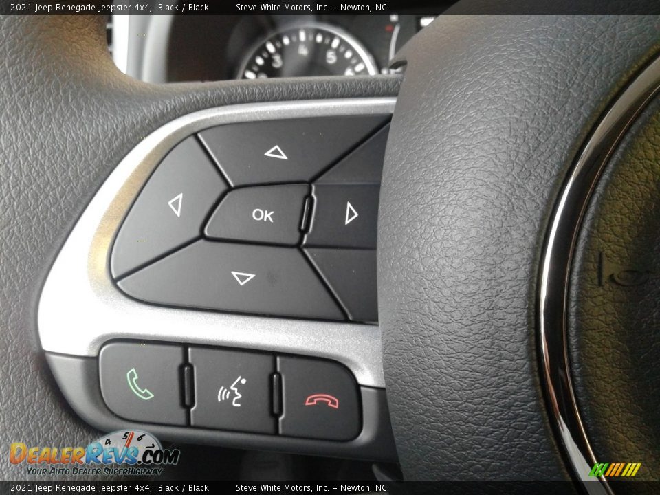 2021 Jeep Renegade Jeepster 4x4 Steering Wheel Photo #18