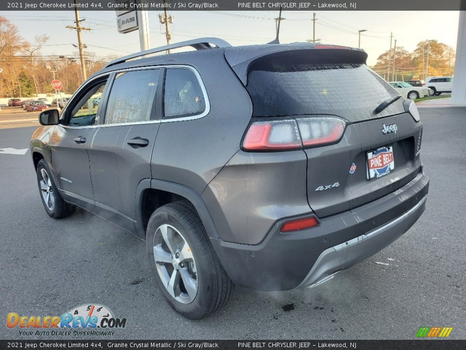 2021 Jeep Cherokee Limited 4x4 Granite Crystal Metallic / Ski Gray/Black Photo #6