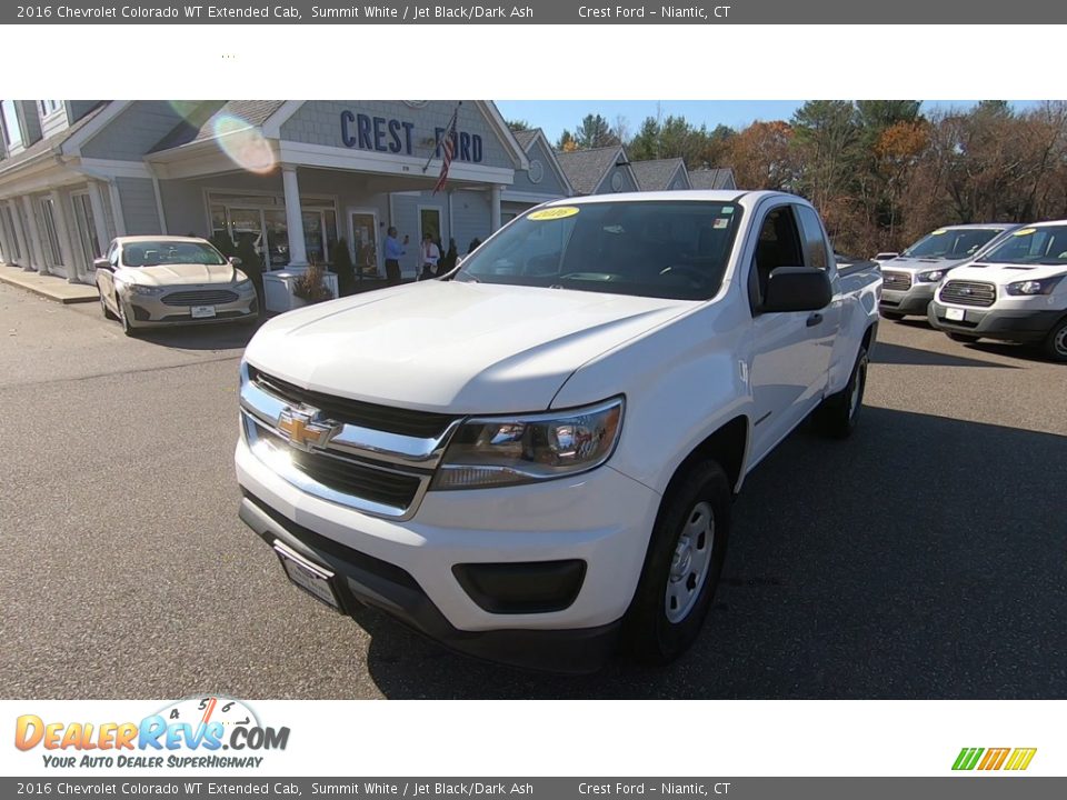 2016 Chevrolet Colorado WT Extended Cab Summit White / Jet Black/Dark Ash Photo #3