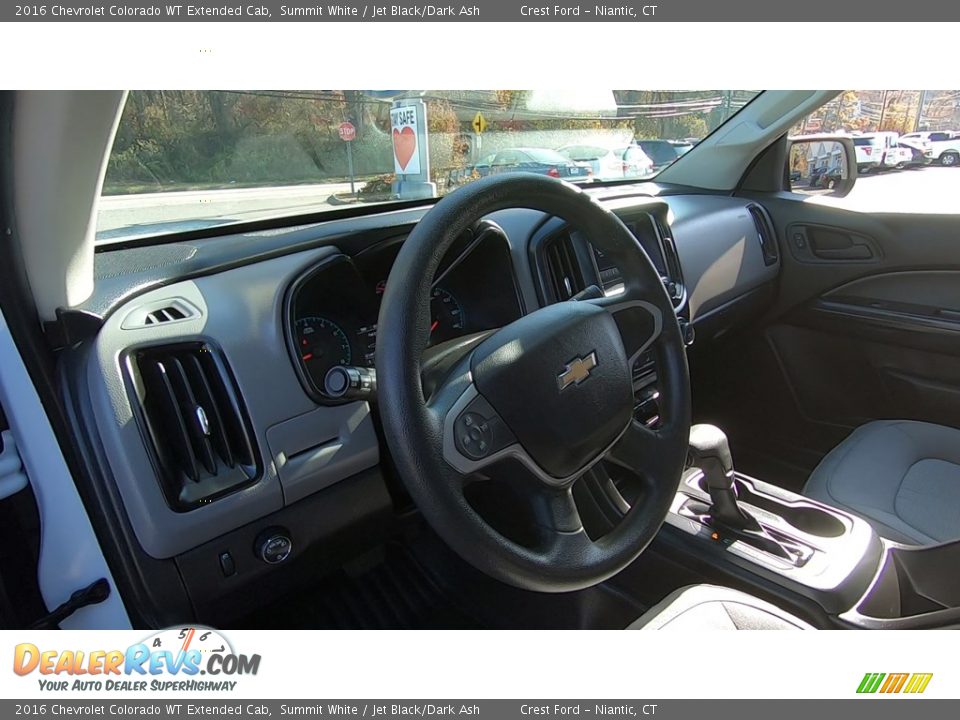 2016 Chevrolet Colorado WT Extended Cab Summit White / Jet Black/Dark Ash Photo #10