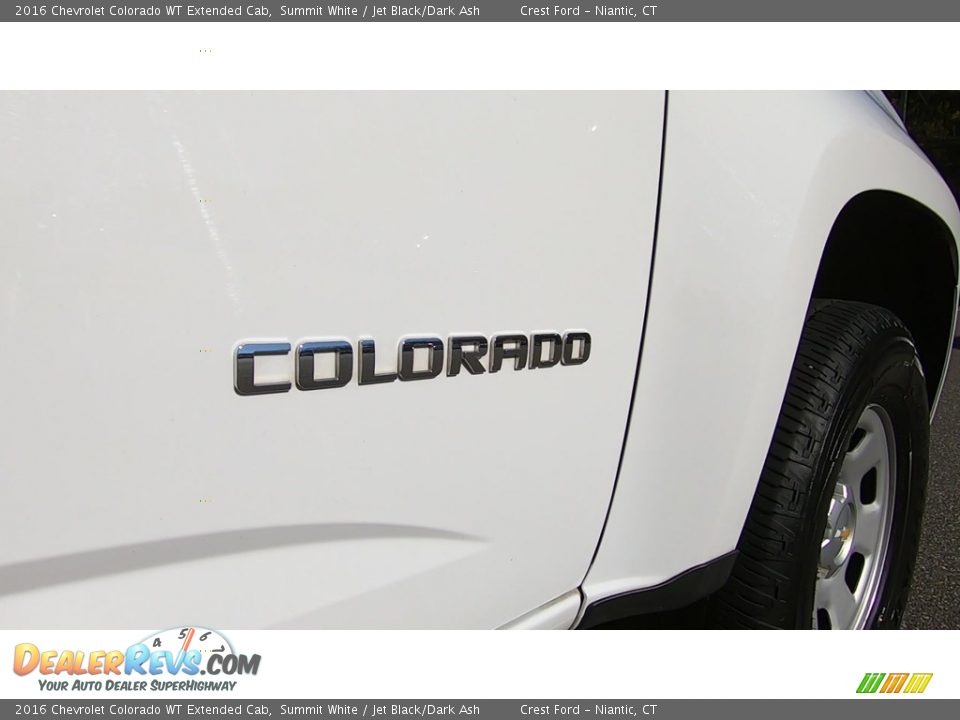 2016 Chevrolet Colorado WT Extended Cab Summit White / Jet Black/Dark Ash Photo #25