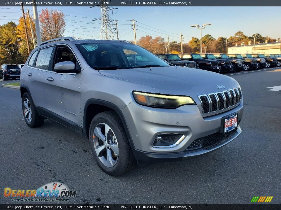 2021 Jeep Cherokee Limited 4x4 Billet Silver Metallic / Black Photo #1