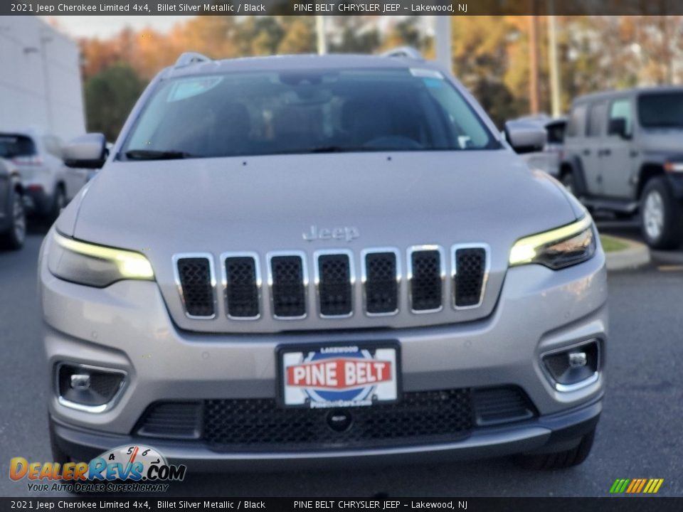 2021 Jeep Cherokee Limited 4x4 Billet Silver Metallic / Black Photo #3