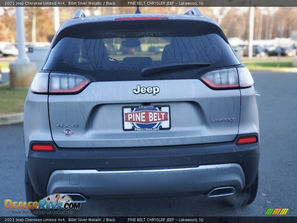 2021 Jeep Cherokee Limited 4x4 Billet Silver Metallic / Black Photo #7