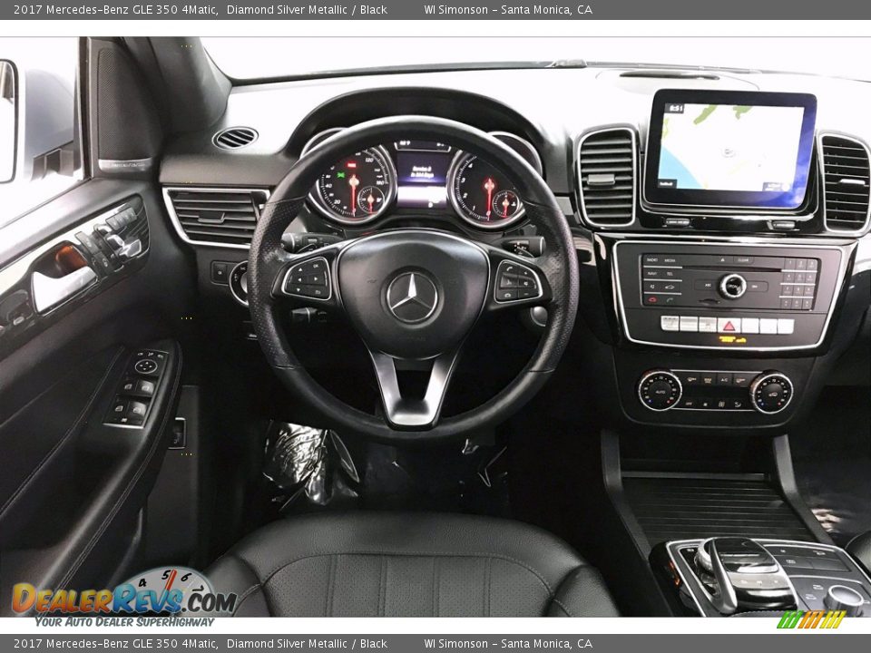 2017 Mercedes-Benz GLE 350 4Matic Diamond Silver Metallic / Black Photo #4