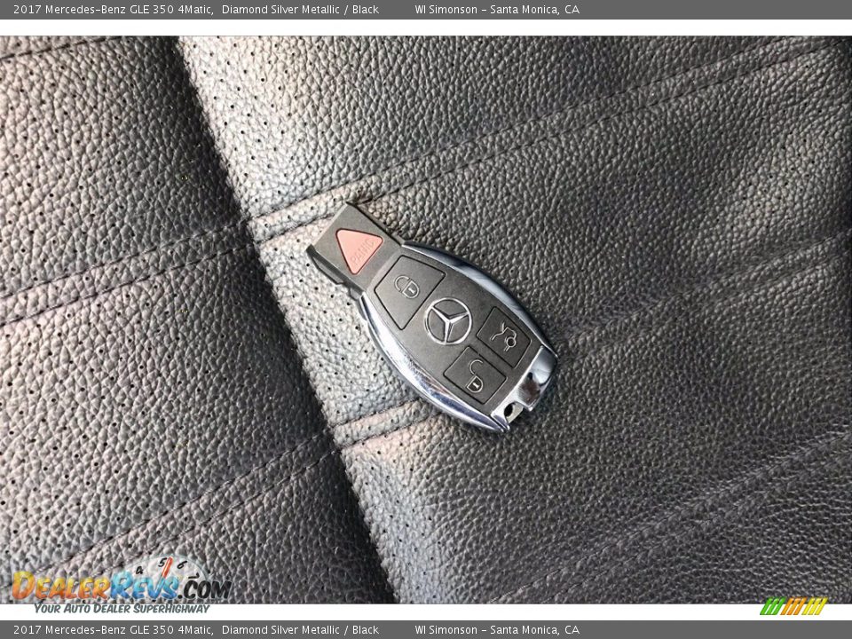 2017 Mercedes-Benz GLE 350 4Matic Diamond Silver Metallic / Black Photo #11