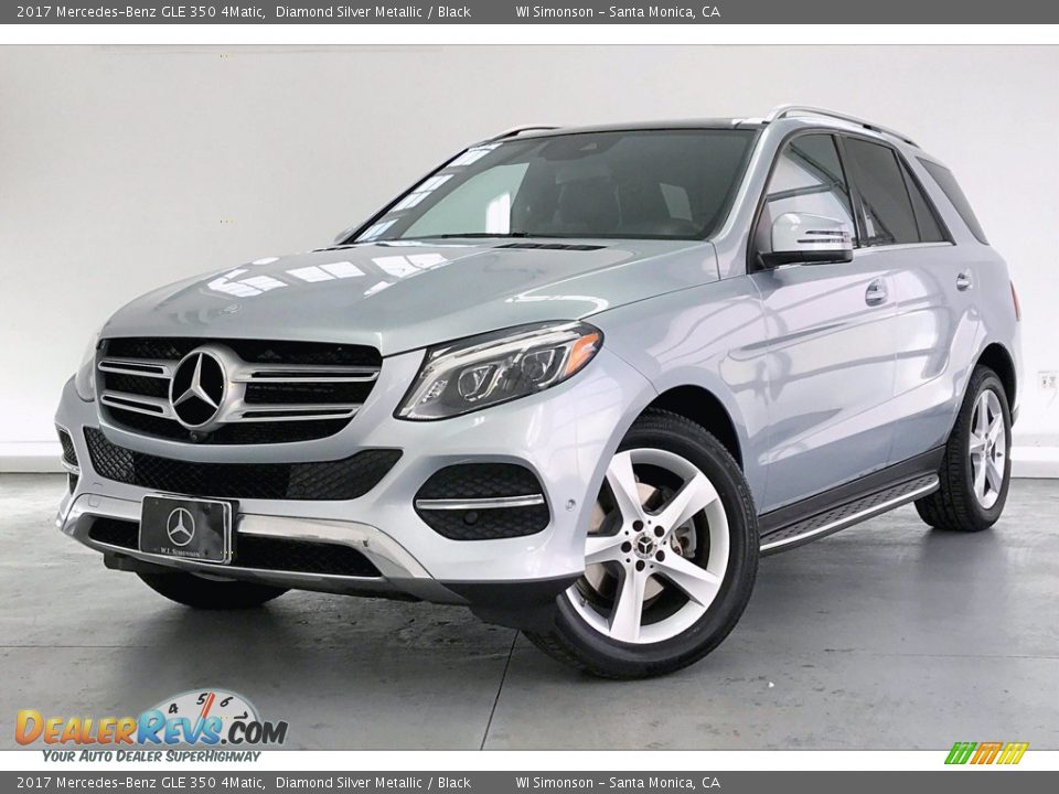 2017 Mercedes-Benz GLE 350 4Matic Diamond Silver Metallic / Black Photo #12