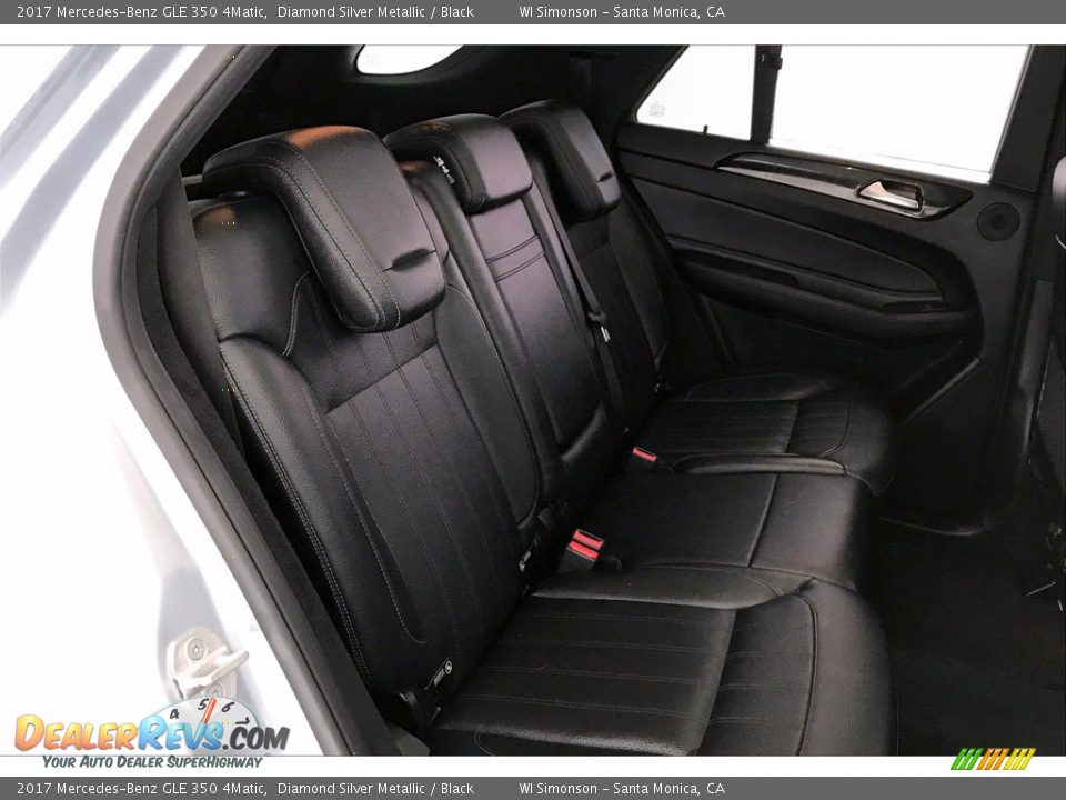 2017 Mercedes-Benz GLE 350 4Matic Diamond Silver Metallic / Black Photo #13