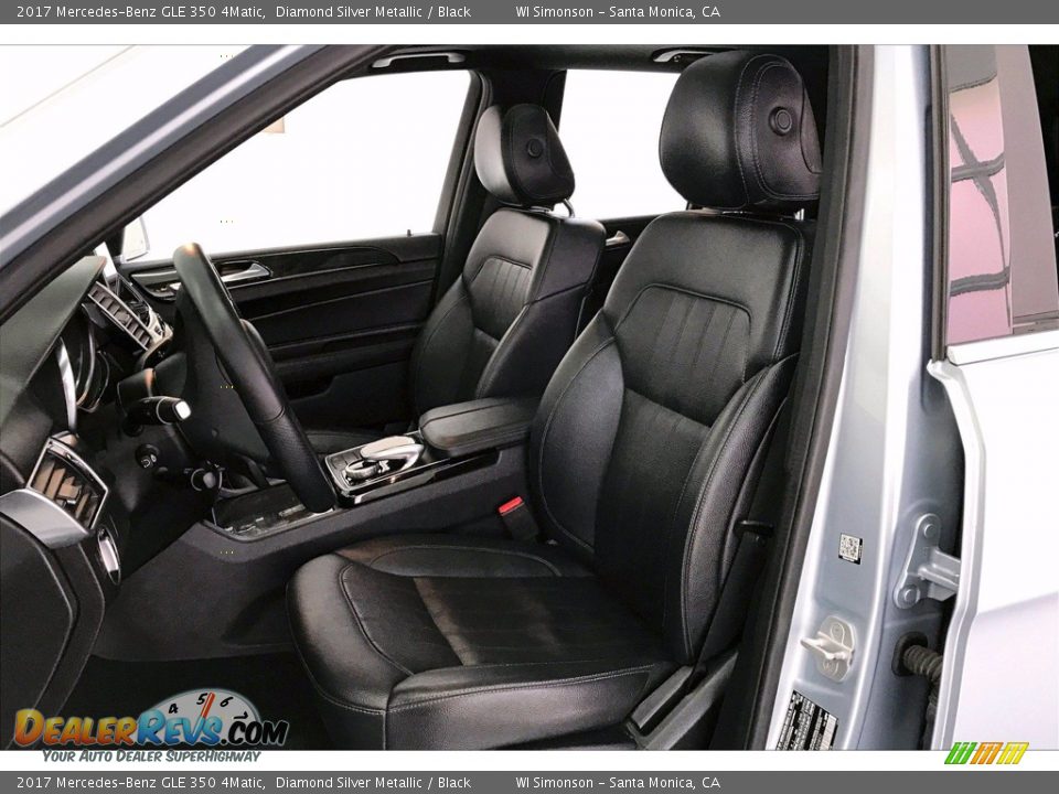 2017 Mercedes-Benz GLE 350 4Matic Diamond Silver Metallic / Black Photo #14