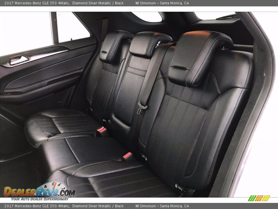 2017 Mercedes-Benz GLE 350 4Matic Diamond Silver Metallic / Black Photo #15