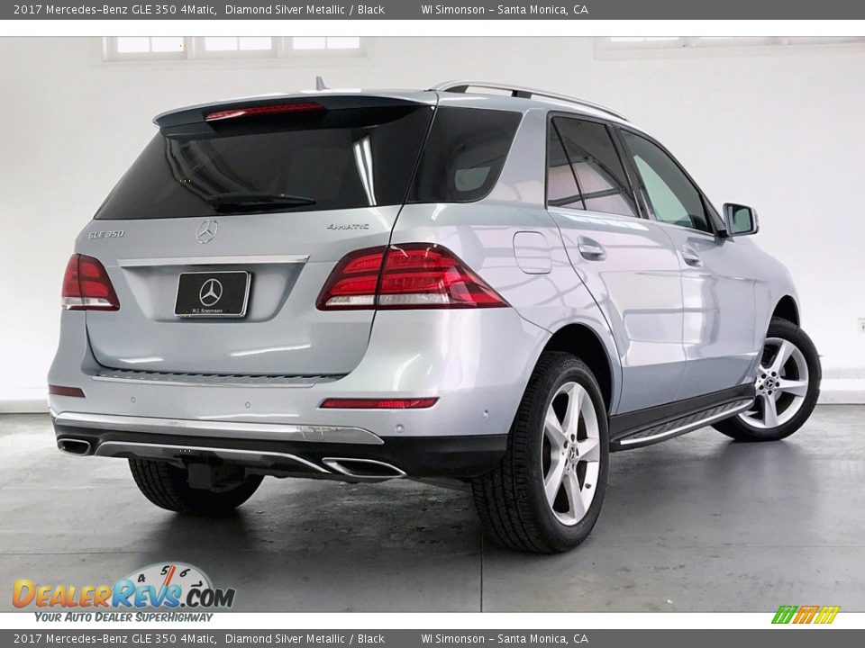 2017 Mercedes-Benz GLE 350 4Matic Diamond Silver Metallic / Black Photo #16