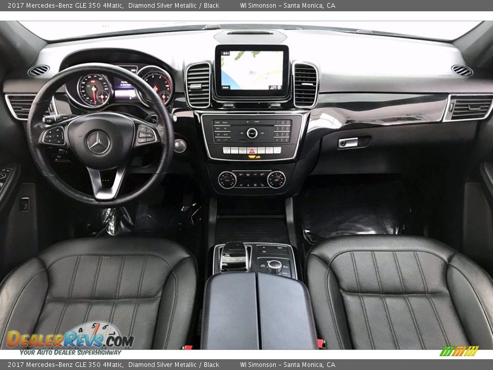 2017 Mercedes-Benz GLE 350 4Matic Diamond Silver Metallic / Black Photo #17