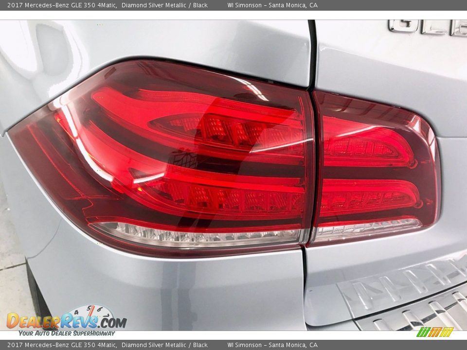 2017 Mercedes-Benz GLE 350 4Matic Diamond Silver Metallic / Black Photo #26