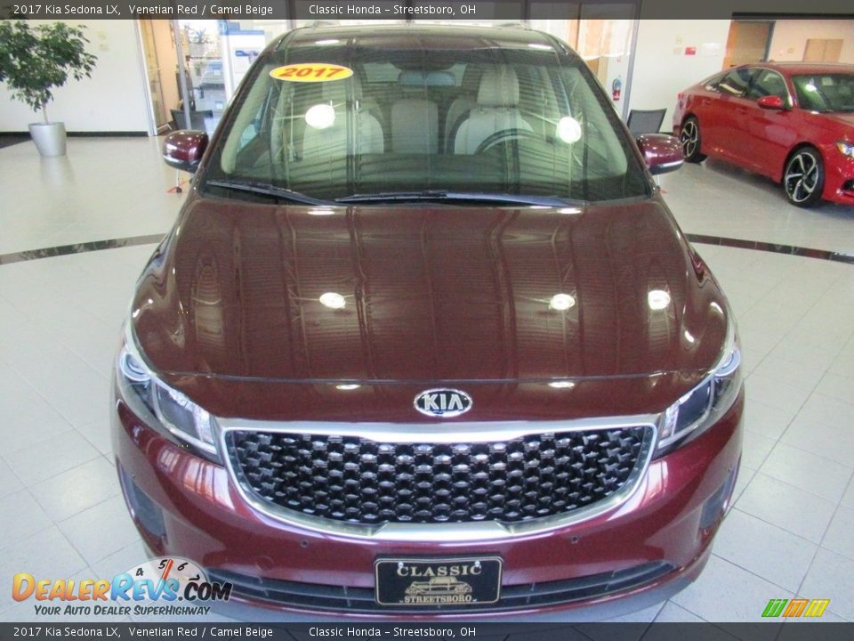 2017 Kia Sedona LX Venetian Red / Camel Beige Photo #2