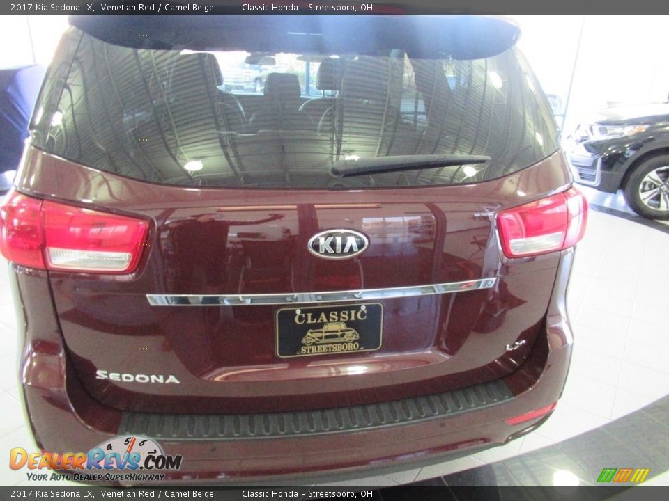 2017 Kia Sedona LX Venetian Red / Camel Beige Photo #6