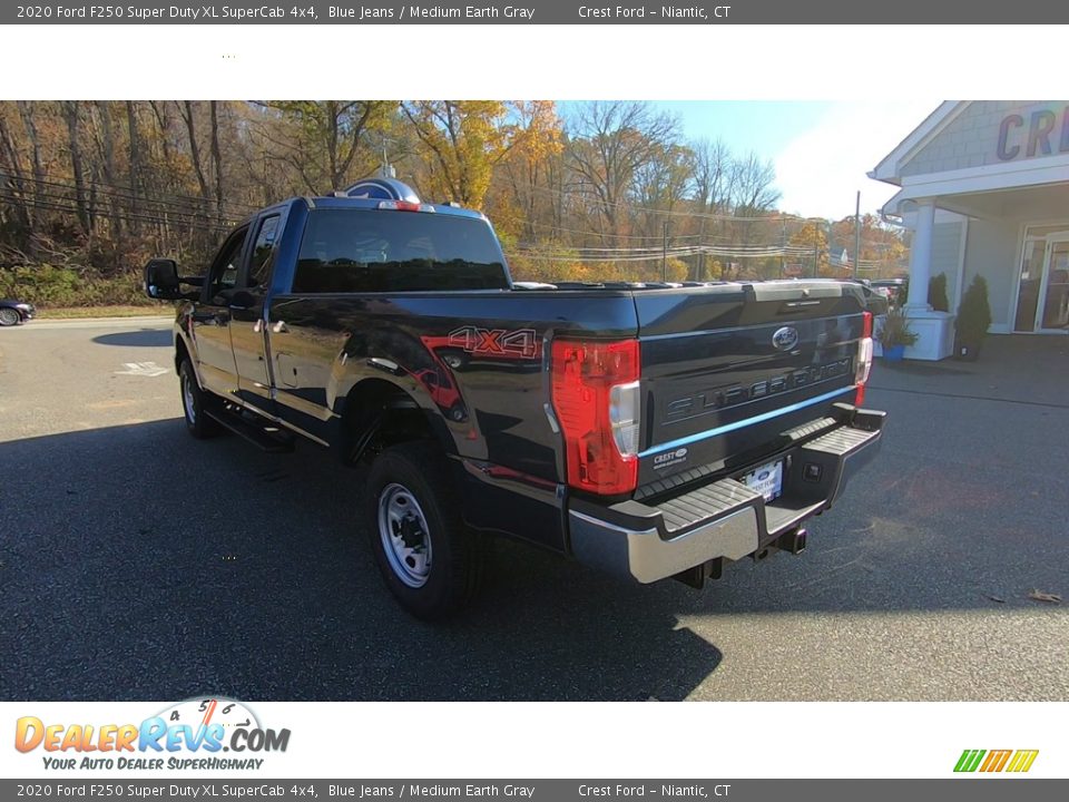 2020 Ford F250 Super Duty XL SuperCab 4x4 Blue Jeans / Medium Earth Gray Photo #5