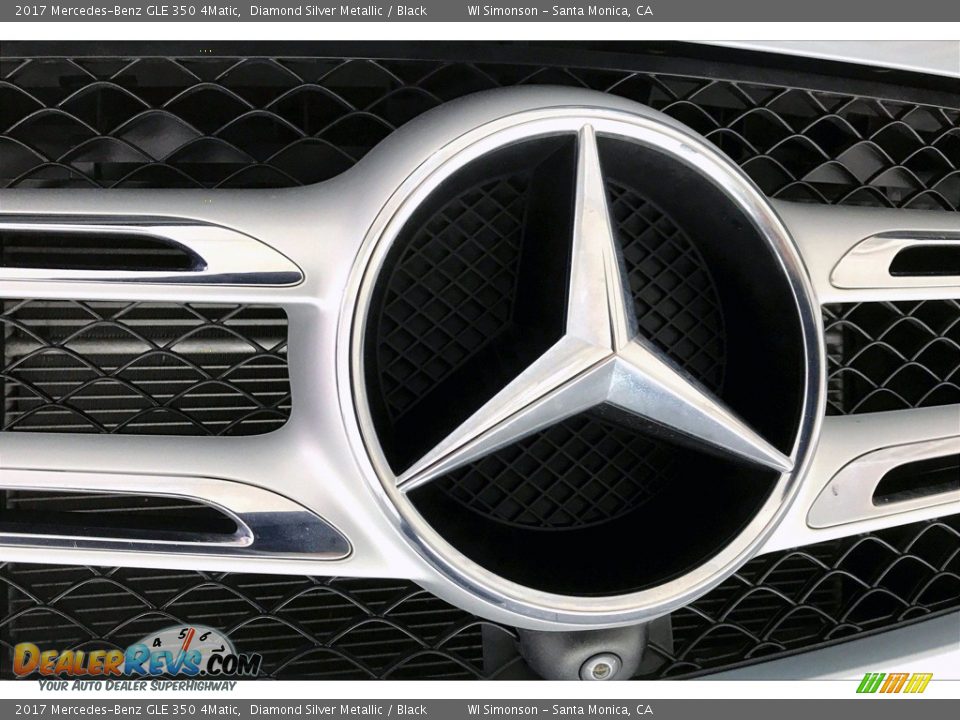 2017 Mercedes-Benz GLE 350 4Matic Diamond Silver Metallic / Black Photo #33