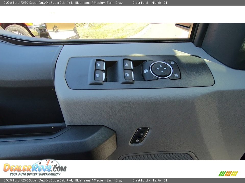 2020 Ford F250 Super Duty XL SuperCab 4x4 Blue Jeans / Medium Earth Gray Photo #12