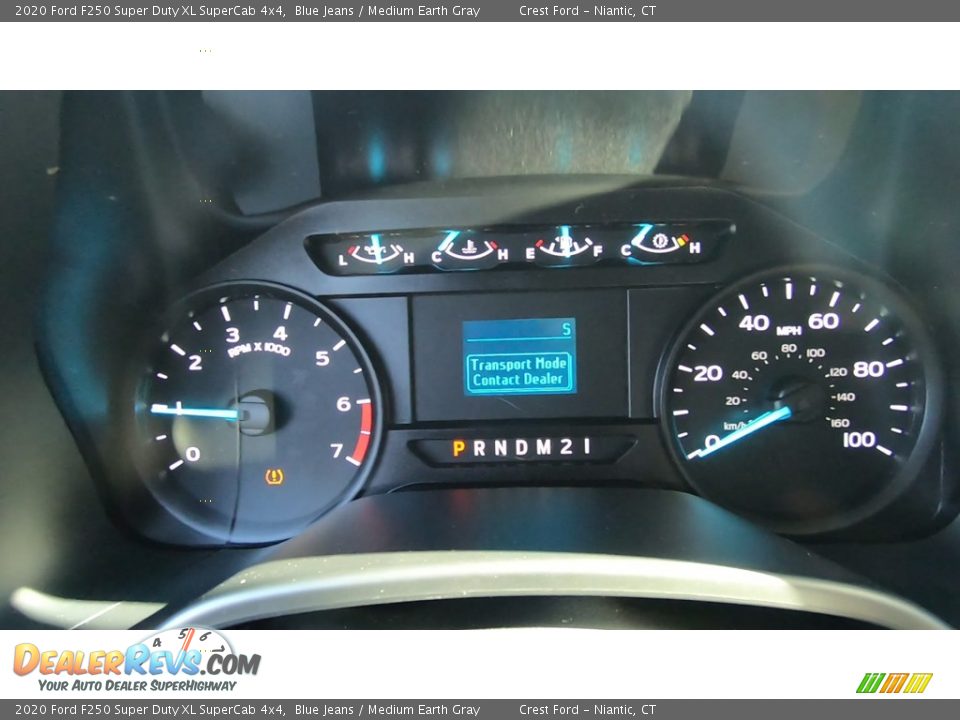 2020 Ford F250 Super Duty XL SuperCab 4x4 Blue Jeans / Medium Earth Gray Photo #13