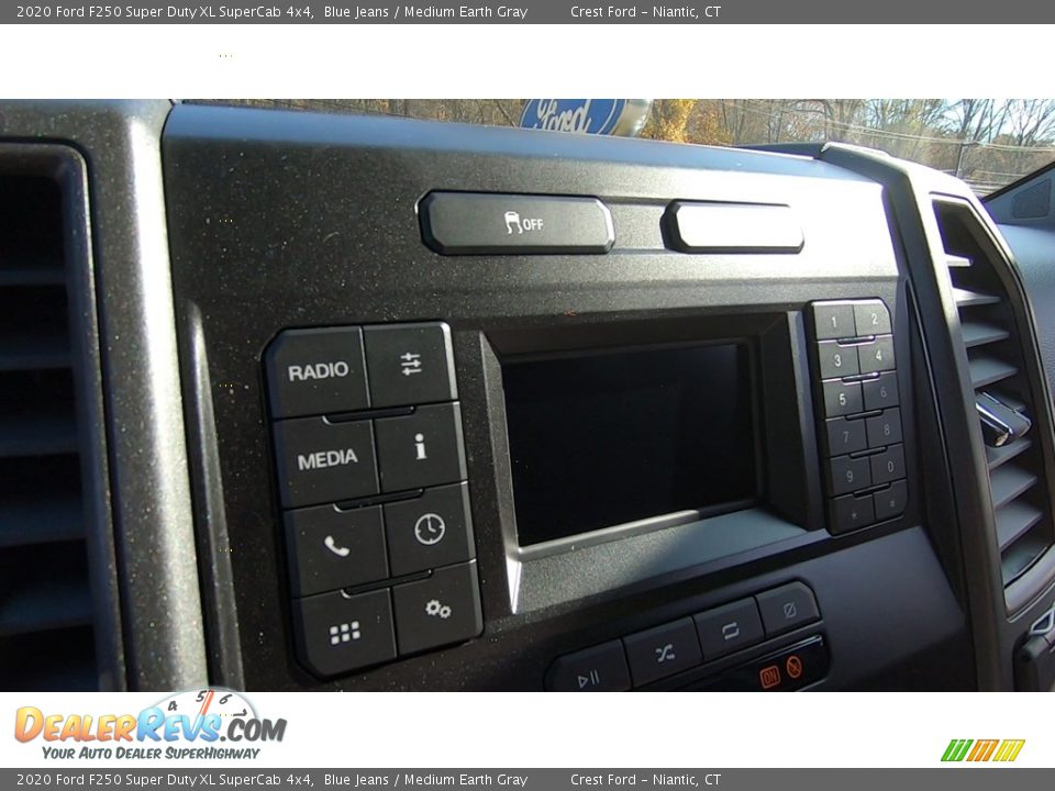 2020 Ford F250 Super Duty XL SuperCab 4x4 Blue Jeans / Medium Earth Gray Photo #14