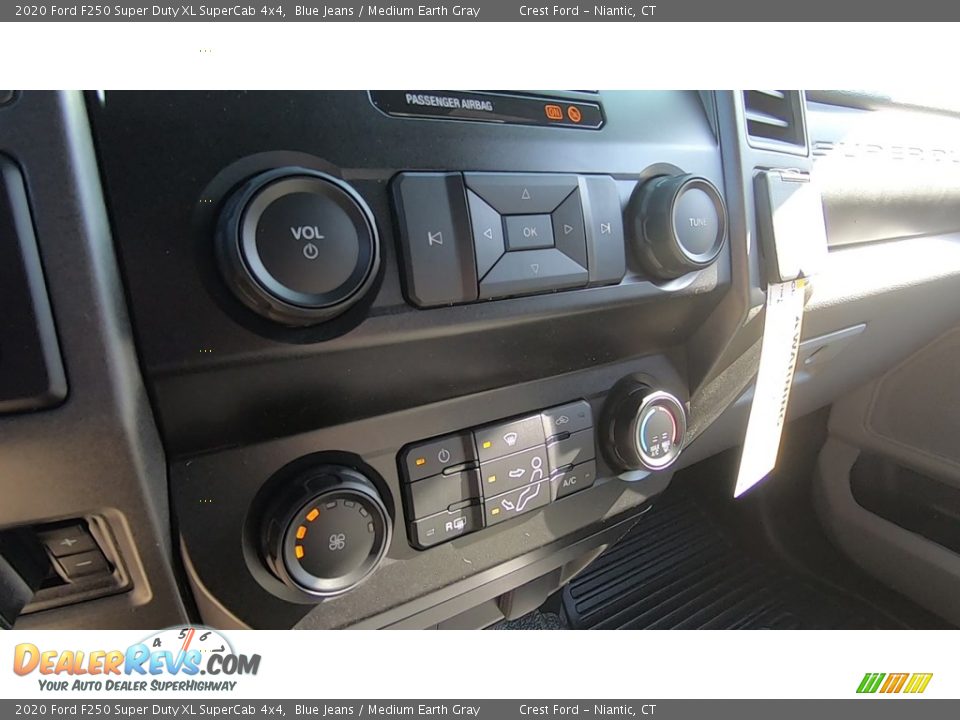 2020 Ford F250 Super Duty XL SuperCab 4x4 Blue Jeans / Medium Earth Gray Photo #15