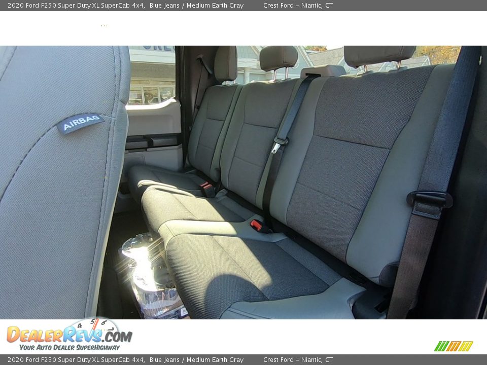 2020 Ford F250 Super Duty XL SuperCab 4x4 Blue Jeans / Medium Earth Gray Photo #17