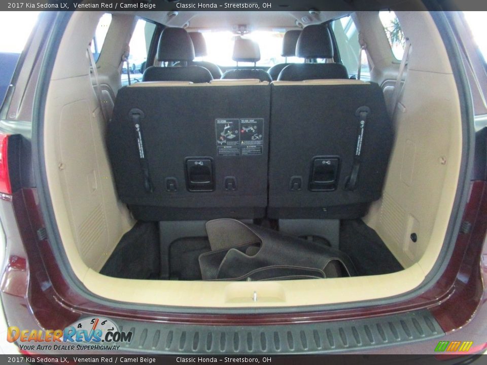 2017 Kia Sedona LX Venetian Red / Camel Beige Photo #20