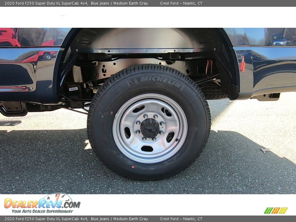 2020 Ford F250 Super Duty XL SuperCab 4x4 Blue Jeans / Medium Earth Gray Photo #19