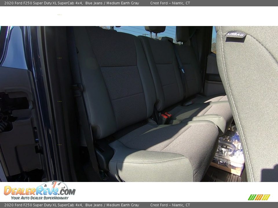 2020 Ford F250 Super Duty XL SuperCab 4x4 Blue Jeans / Medium Earth Gray Photo #22
