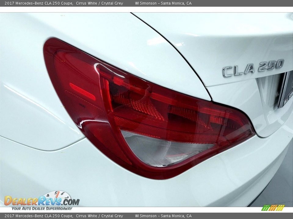 2017 Mercedes-Benz CLA 250 Coupe Cirrus White / Crystal Grey Photo #29