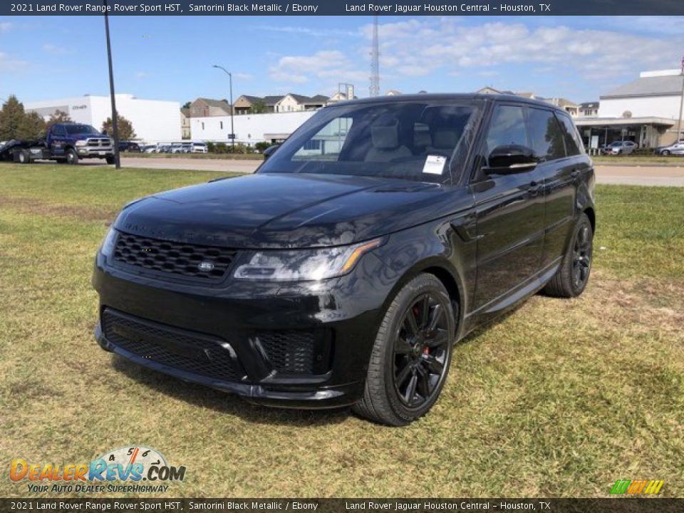 2021 Land Rover Range Rover Sport HST Santorini Black Metallic / Ebony Photo #2