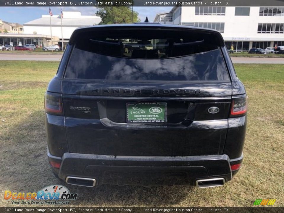 2021 Land Rover Range Rover Sport HST Santorini Black Metallic / Ebony Photo #8