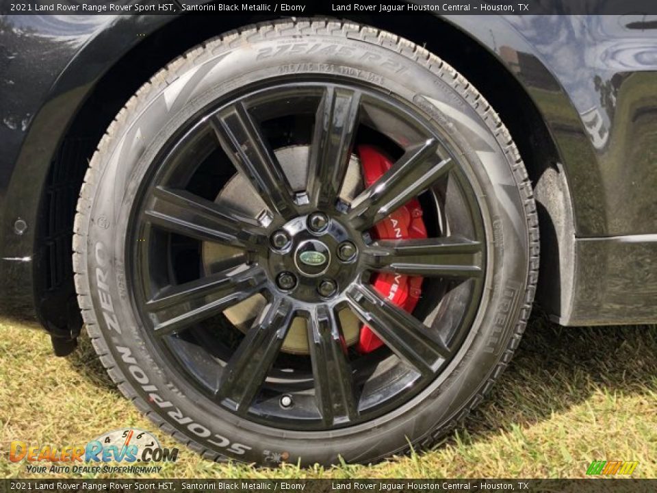 2021 Land Rover Range Rover Sport HST Santorini Black Metallic / Ebony Photo #10