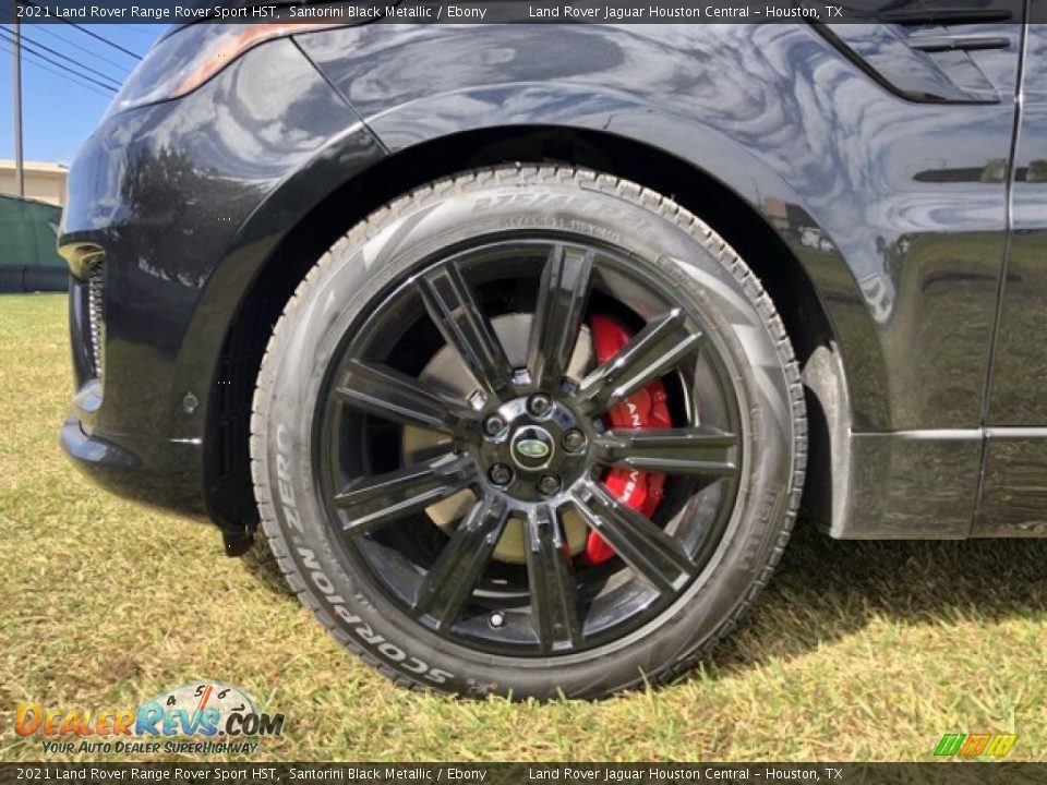 2021 Land Rover Range Rover Sport HST Santorini Black Metallic / Ebony Photo #11